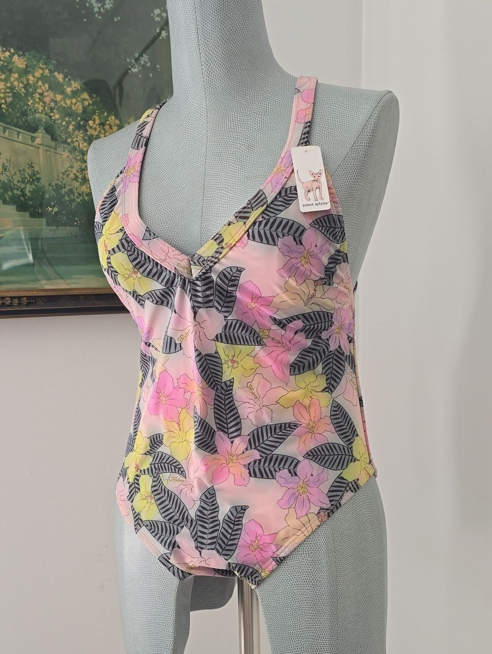 Velvet Sphynx | Floral One-Piece Swimsuit